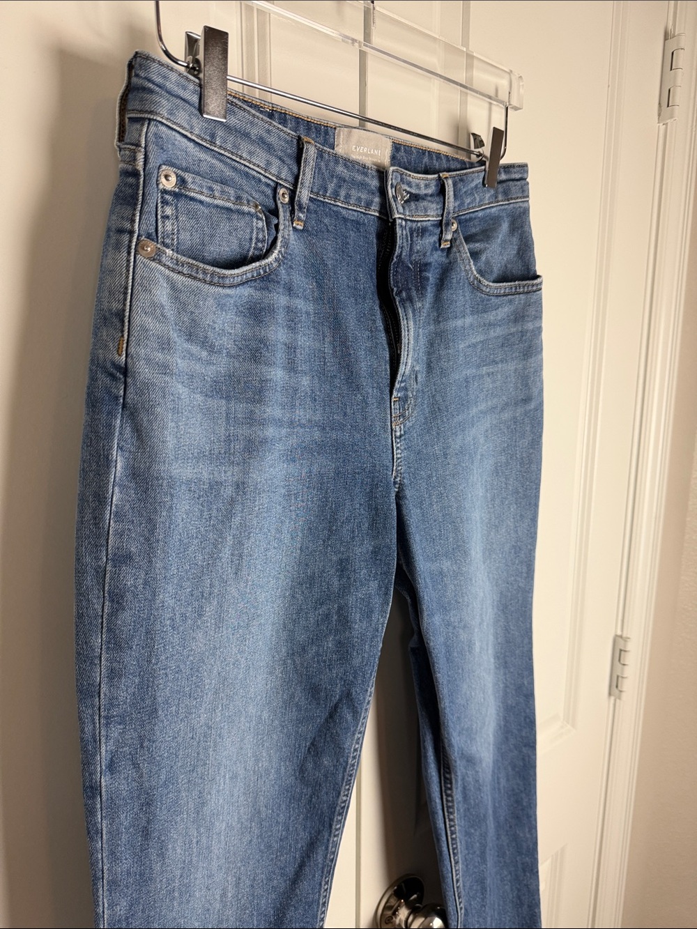 Everlane High Rise Straight Leg Jeans - Picture 5 of 9